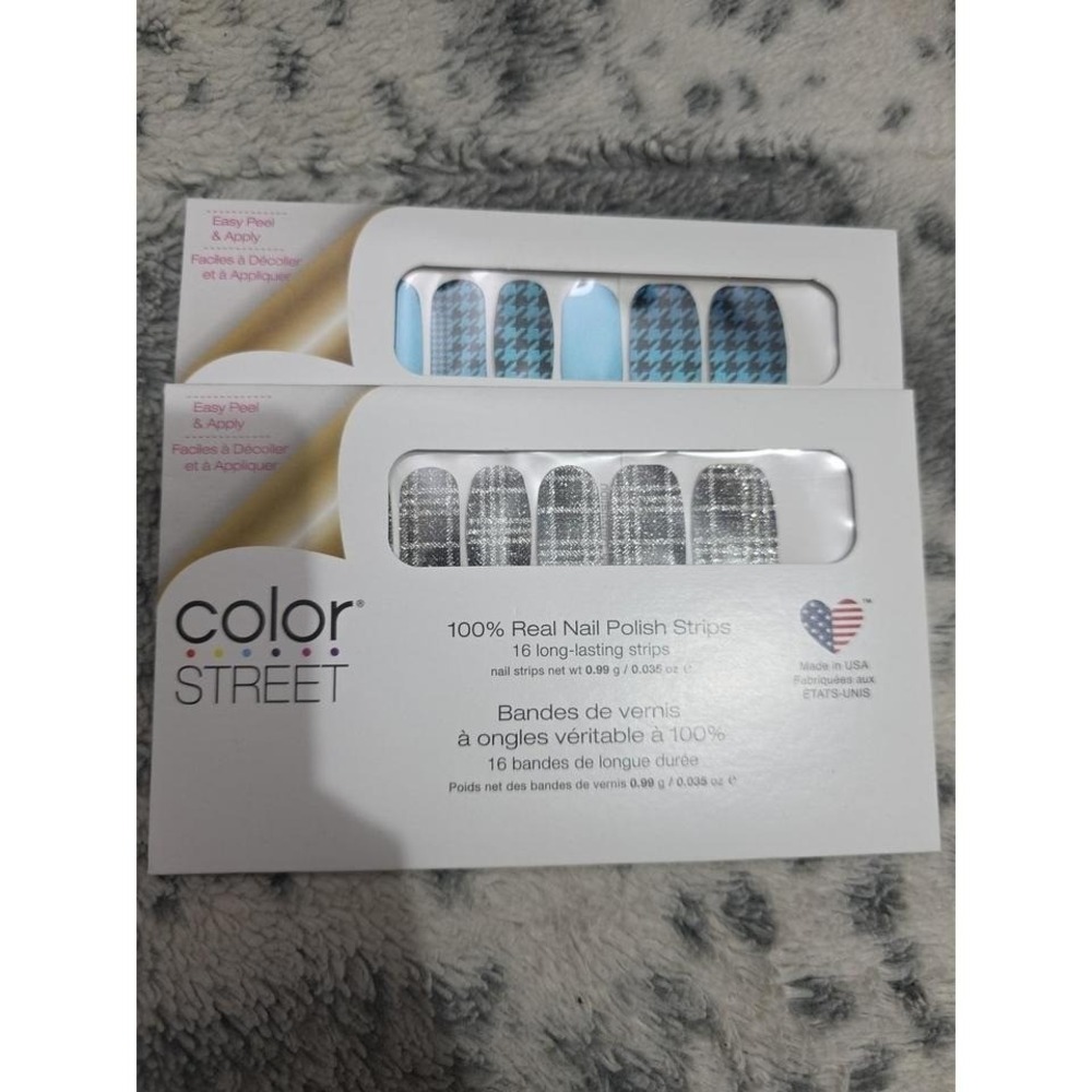 Color Street Nail Strip Bundle: Suit Yourself and Plaid Reputation